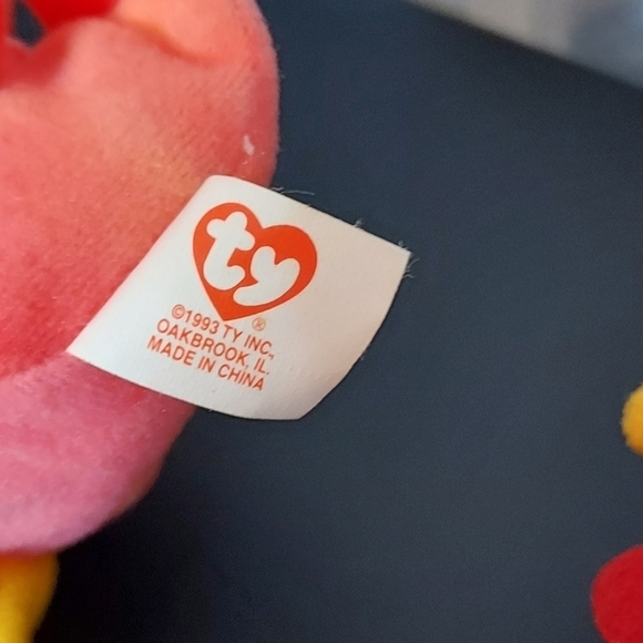 TY Original Beanie Baby Strut And Teenie Beanie Baby Strut 1993 - Picture 4 of 6